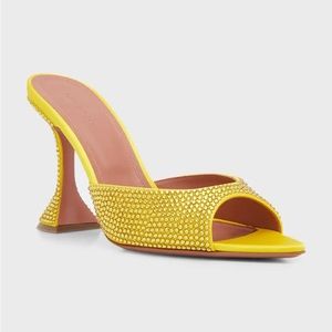 ‼️SOLD‼️Amina Muaddi Caroline Crystal Cocktail Mule Sandals